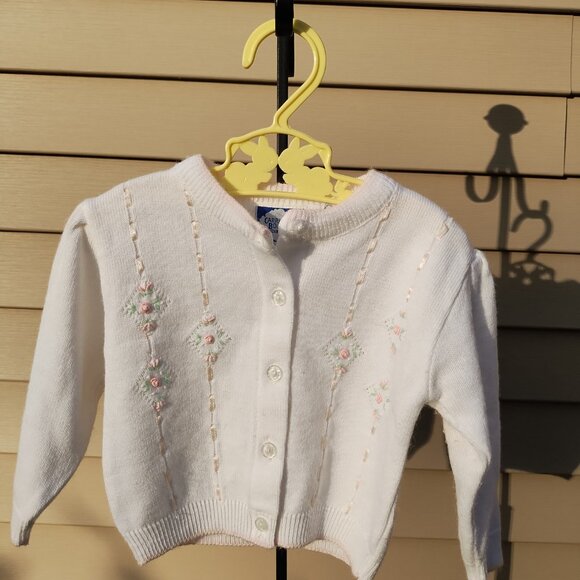 Vintage Early 90's Carriage Boutique Button Front Sweater Size 6 Months - Picture 8 of 8